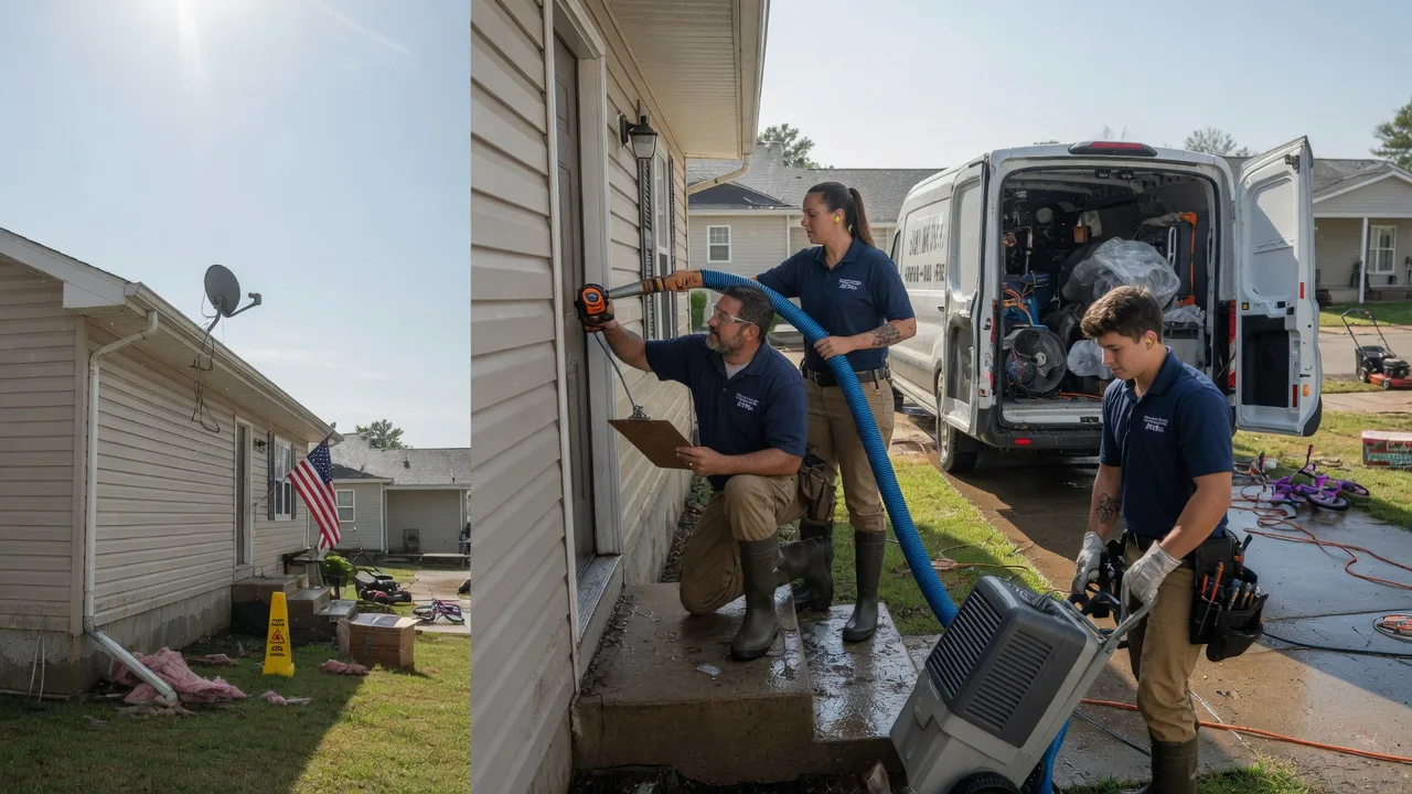 Ceiling Water Damage Restoration in Oquossoc, ME near me